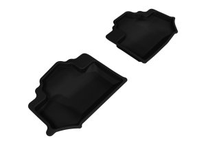 Jeep Wrangler JK Floor Mats - Rear - 3D MAXpider - Kagu Series - Black - `14-`18 Jeep Wrangler JK Floor Mats - Rear - 3D MAXpider - Kagu Series - Black - `14-`18